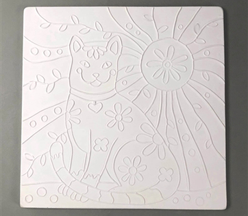 Textured Fusing Tile - Cat