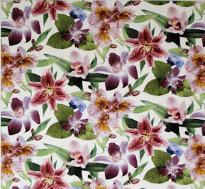 Lily Chintz 200 mm x 200 mm - Click Image to Close