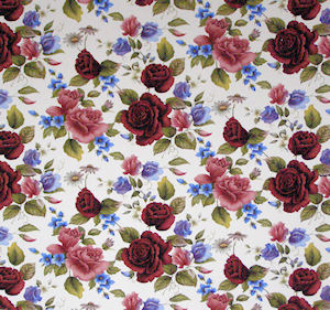 Summer Rose Chintz 200 mm x 200 mm - Click Image to Close