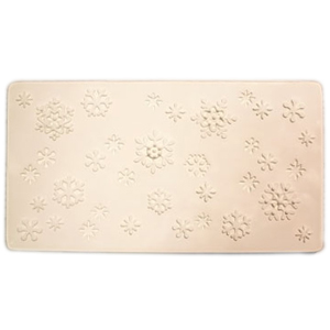 Textured Fusing Tile - Snowflakes - 13 x 7 in. - Click Image to Close