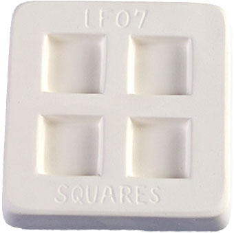 Jewellery Squares Glass Casting Mold - 4 x 4 in.