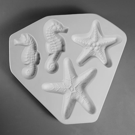 Starfish Seahorse Mold - 8 x 9 in.