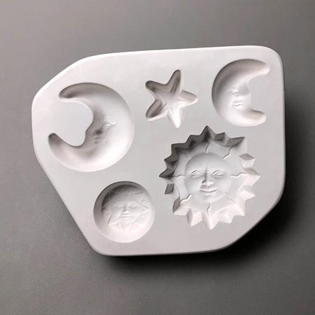 Celestial Frit Casting Mold - 8 x 6.5 in.