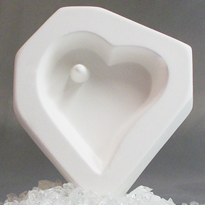 Holey Heart Mold - 3.5 x 4 in.