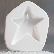 Holey Star Mould - 4.5 x 3.75 in.