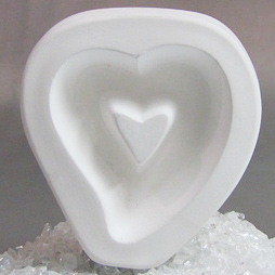 Holey Hollow Heart Mold - 3.625 x 3.25 in.