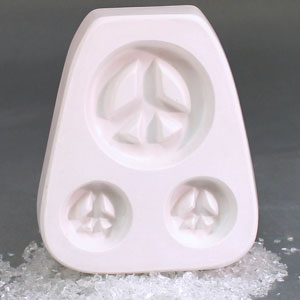 Holey Peace Trio - 4 1/2 x 5 in. - Click Image to Close