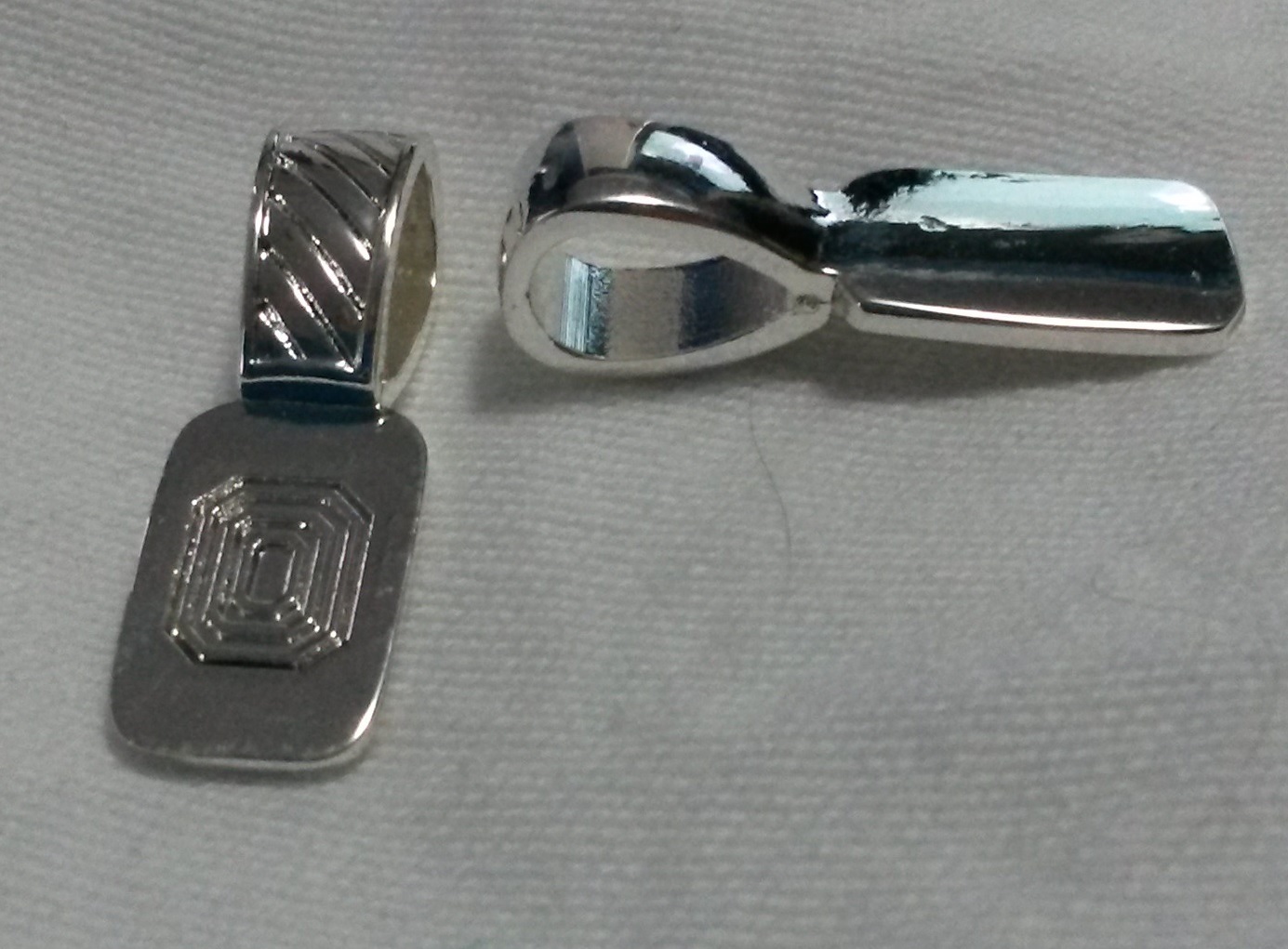 Silver Plated Thatch Bail Large Silver Plated Thatch Bail Large