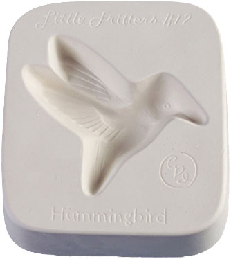 Humming Bird Glass Casting Mold - 5 x 4.75 in.