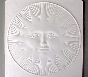 Textured Fusing Tile - Sun