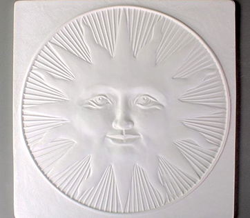 Textured Fusing Tile - Sun