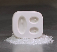 Holey Oval Trio Cabochon Casting Mould