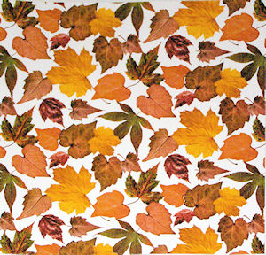 Autumn Leaves Chintz 200 mm x 200 mm - Click Image to Close