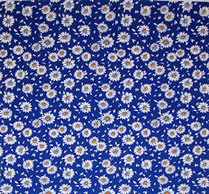 Blue Daisy Chintz 200 mm x 200 mm