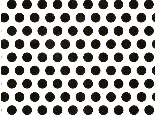 Polka Dot Black Chintz 200 mm x 200 mm - Click Image to Close