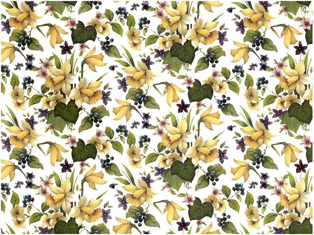 Daffodil Chintz 200 mm x 200 mm - Click Image to Close