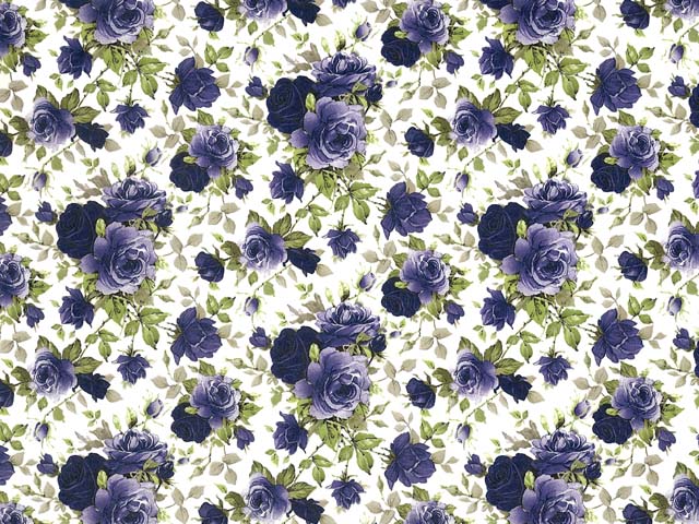 Moonlight Rose Chintz 200 mm x 200mm - Click Image to Close