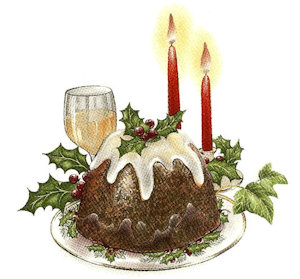 Christmas Pudding - Large - 75 mm - Set of 2