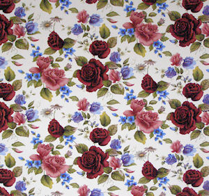 Summer Rose Chintz 200 mm x 200 mm