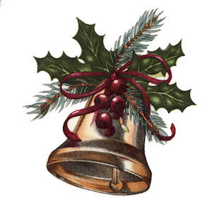 Christmas Bell - Large - 75 mm - Set of 2