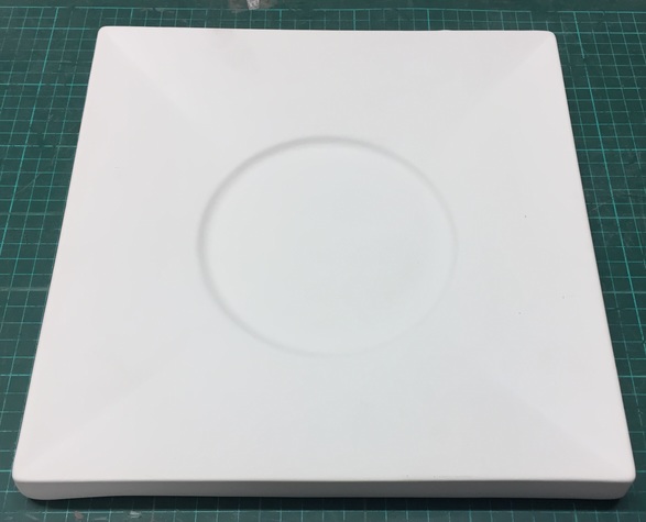 Square Plate - 270mm - Large Centre - Click Image to Close