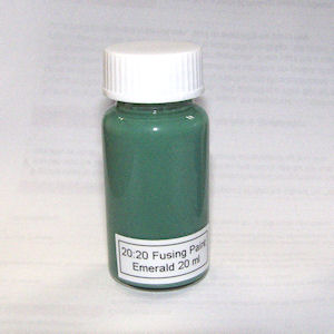 20:20 Emerald Glass Fusing Paint - 20 ml