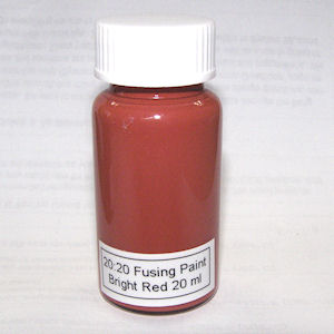 20:20 Bright Red Glass Fusing Paint - 20 ml 20:20 Bright Red Glass Fusing Paint - 20 ml
