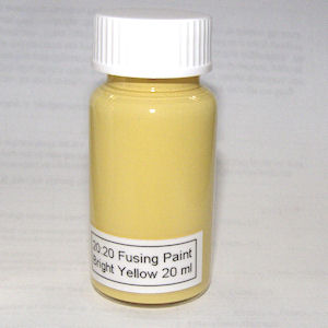 20:20 Bright Yellow Glass Fusing Paint - 20 ml 20:20 Bright Yellow Glass Fusing Paint - 20 ml