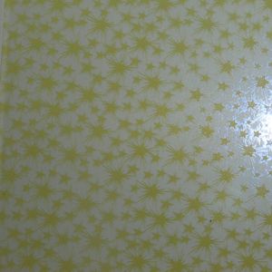 Stars 2 in Yellow Violet on Clear