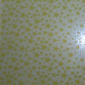 Stars 2 in Yellow Violet on Clear - Click Image to Close