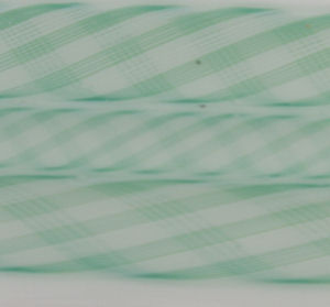 Green and White Outside Twist - Click Image to Close