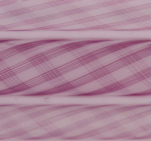 Purple and White Outside Twist