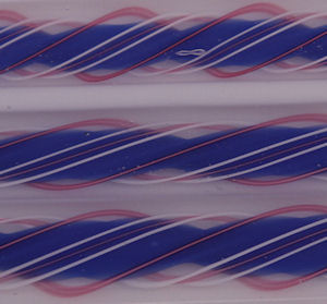 New Orleans Blue White Apricot White Red Rectangle