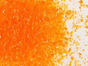 Orange Opal Medium Frit 50 grams - bulk discounts - Click Image to Close