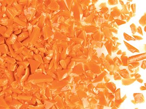 Orange Opal Coarse Frit 50 grams - bulk discounts