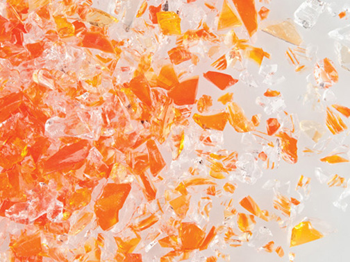 Orange Opal/Clear DT Coarse 50 grams - bulk discounts