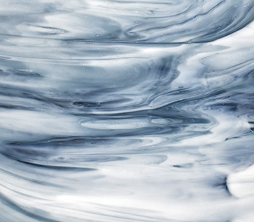 White / Steel Blue streaks PRISMA (Handy Sheet 260mm x 260mm)
