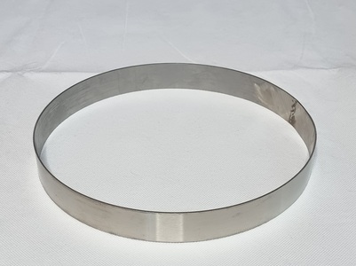 20cm x 3cm round stainless steel dam - Click Image to Close