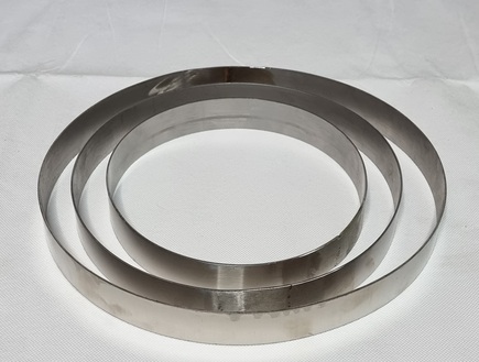 20cm x 3cm round stainless steel dam